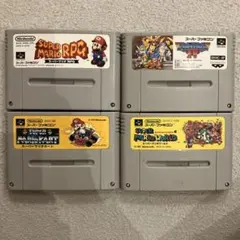 スーパーファミコン ゲームソフト4本セット（箱なし）