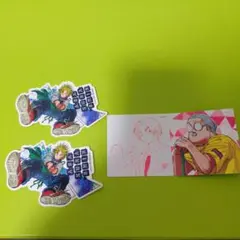 3枚　シン　サカモトデイズ　アニメ化記念　特典　ダイカットステッカー ナツコミ