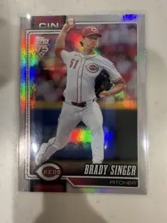 Topps MLB Brady Singer 桜パラレル 99シリ - メルカリ