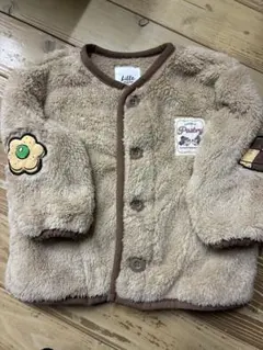 フリースジャケット ベージュ 100cm