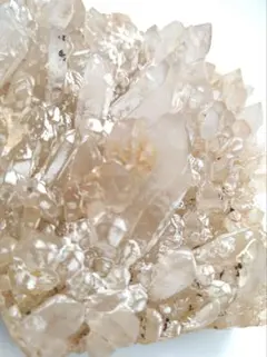 【長さ15cm超】ヒマラヤピンクマニカラン水晶クラスター 原石 約787ｇ