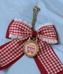 マイメロディ リボンピンバッチ 赤