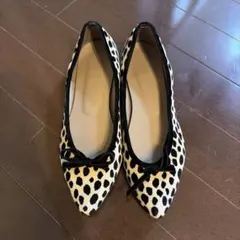 Le Talon ヒョウ柄 フラットシューズ 22