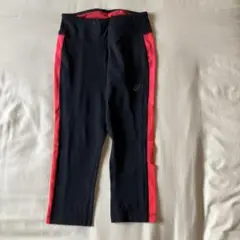 アシックス 黒✖️ピンク タイツ S