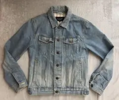 【美品】BURBERRY BLACK LABEL デニムジャケット_刺繍ロゴつき