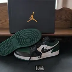 94 AIR Jordan 1 Low ブラック/グリーン US 8.5