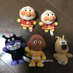 アンパンマン ミニぬいぐるみ 5体セット