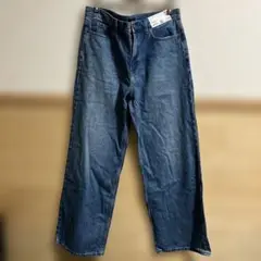 UNIQLO JEANS ローライズバギージーンズウエスト27 （68.5cm