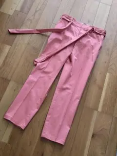 アプワイザーリッシェ ベルト付 グレンチェック ワイドパンツ - メルカリ