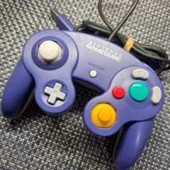 【フルメンテナンス】GC ゲームキューブコントローラー バイオレット＆クリア c