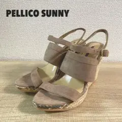 PELLICO SUNNY ウェッジソール サンダル 【36】スエード ベージュのサムネイル