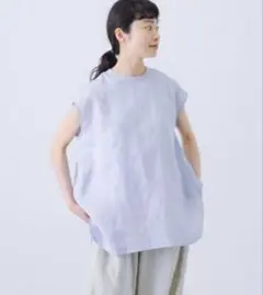 atelier naruse アトリエナルセ コットン ダブルストランドニット