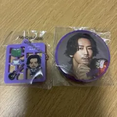 小林直己　三代目JSB カラーアクリルキーホルダーと缶バッジセット　ガチャ