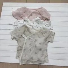 新生児用肌着　petit main 2枚他1枚