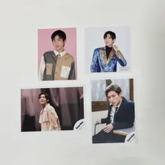 Snow Man 目黑蓮 厚紙卡 生寫真 方形寫真 4張組