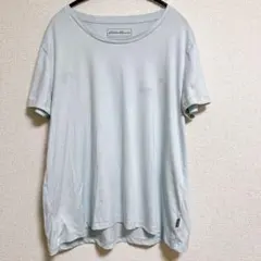【大特価】Eddie Bauer Lounge 【L】半袖Tシャツ ライトブルー