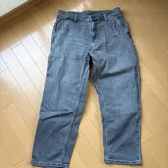 UNIQLO JEANS ストレートデニムパンツ ブラック