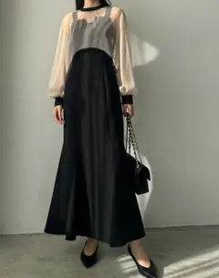 Louere　チュールボレロ＋マーメイドワンピースSET