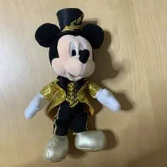 ミッキーマウス ぬいぐるみ 金色タキシード