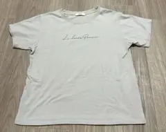 a.v.v ロゴプリント Tシャツ ベージュのサムネイル