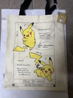ポケモン×ロンドン自然史博物館 ピカチュウトートバッグ - メルカリ