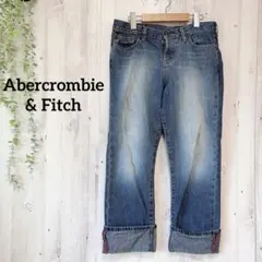 アバクロンビー&フィッチ デニム ジーンズ サイズ6 メキシコ製 ボタンフライ