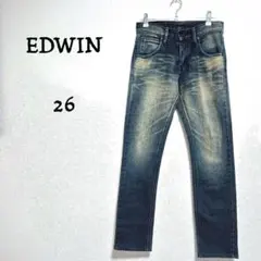 エドウィン【EDWIN】EXS402 ストレートデニム ストレッチ ジーパン26