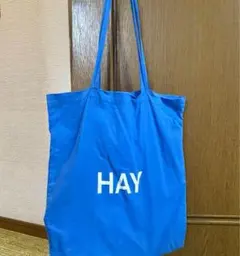 HAY ロゴ トートバッグ 青