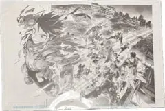 ヒロアカ 原画展 デジタル原稿プリント 元A組