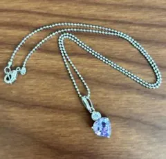 トラピスト修道院 パープルハート ネックレス