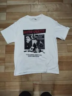 歳末SALE！ モハメド・アリ ホワイト プリントTシャツ