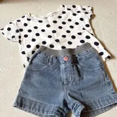 女の子上下夏服110.120センチ