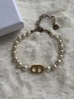 CHRISTIAN DIOR 30 MONTAIGNE ブレスレット ロゴ