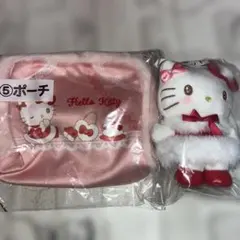 キティ くじ ポーチ＋マスコット