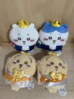 誕生日なちいかわBIG まじかるちいかわBIGぬいぐるみ　4点セット
