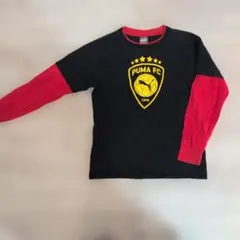 PUMA FC サッカーTシャツ 140サイズ 黒/赤