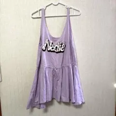 NADIA キャミソールワンピ　パープル　原宿　平成のサムネイル