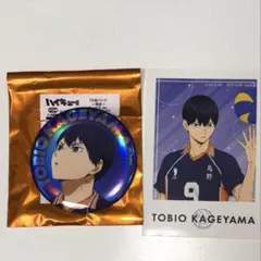 ハイキュー 影山飛雄 ステッカー 缶バッジ セット