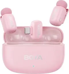 BOYA mini 2 ピンマイク ワイヤレスマイク 5g超軽量 AIノイズ低減