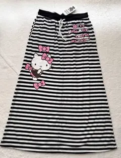 ヴィンテージ　ハローキティ　ロングボーダー　スカート