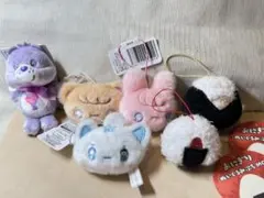 新品未使用品　おかおマスコット　ケアベア　おにぎりぬいぐるみぷち　6個セット