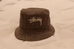 Stussy チェック柄 バケットハット