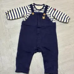 ミキハウス ホットビスケッツ 長袖ロンパース70