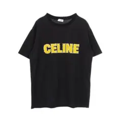 【未使用】CELINE（セリーヌ）／スタッズ付きロゴTシャツ（ブラック／S） 中古・古着通販】CELINE (セリーヌ) Studded logo T-shirt