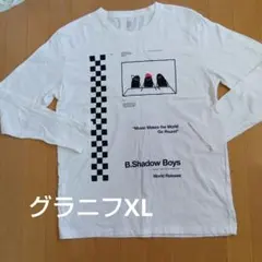 B.Shadow Boys グラフィック長袖Tシャツ XL