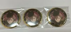 桃源暗鬼 花魁坂京夜 アニメイトカフェ 箔押し 缶バッジ x3