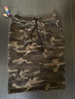 アーバンリサーチ迷彩柄裏起毛スカート