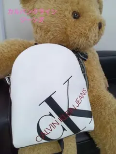 【新品未使用品】CALVIN KLEIN JEANS ホワイトリュック