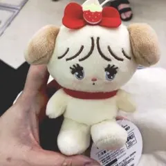 mikko いちごマスコットぬいぐるみ　スフレ