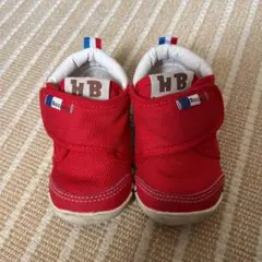 ミキハウス ファーストベビーシューズ 赤